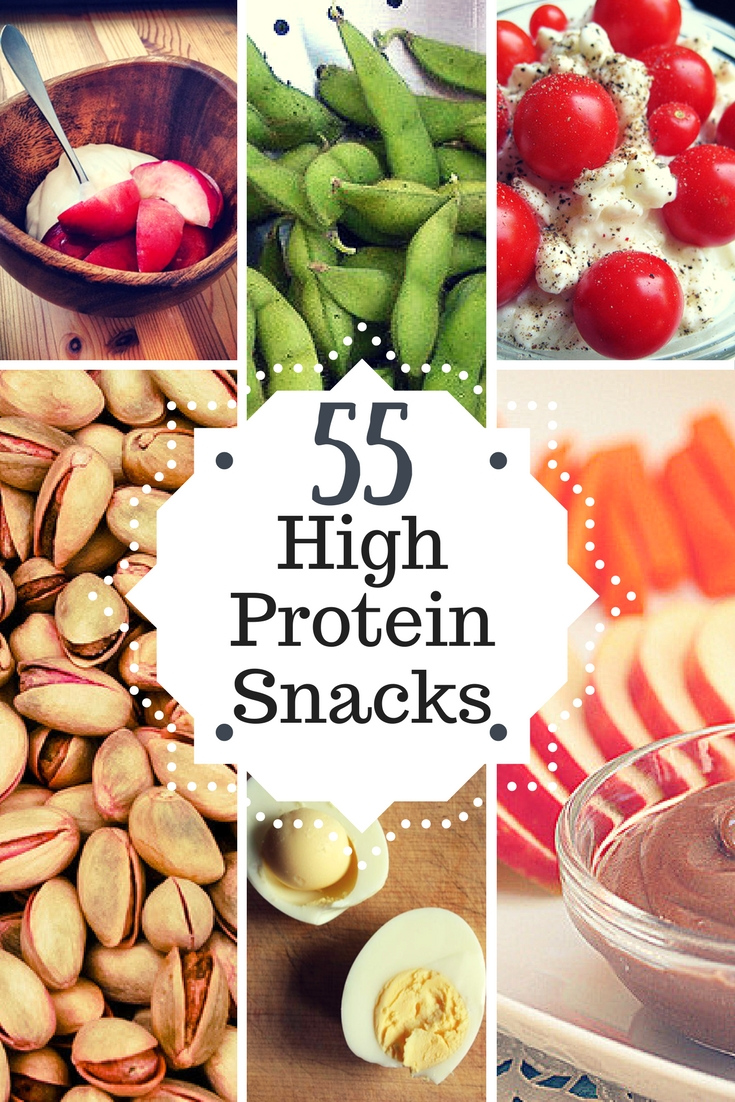 55 High Protein Snacks PDF Infographic Healthy Happy Smart 