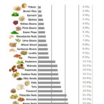 Infographic Plant Protein Chart Vinchay Labs Vegan Nutrition Food